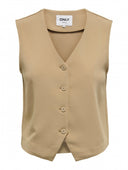 Γιλέκο υφασμάτινο ONLY 15338924 - Caramel - thefashionproject.gr - ONLY