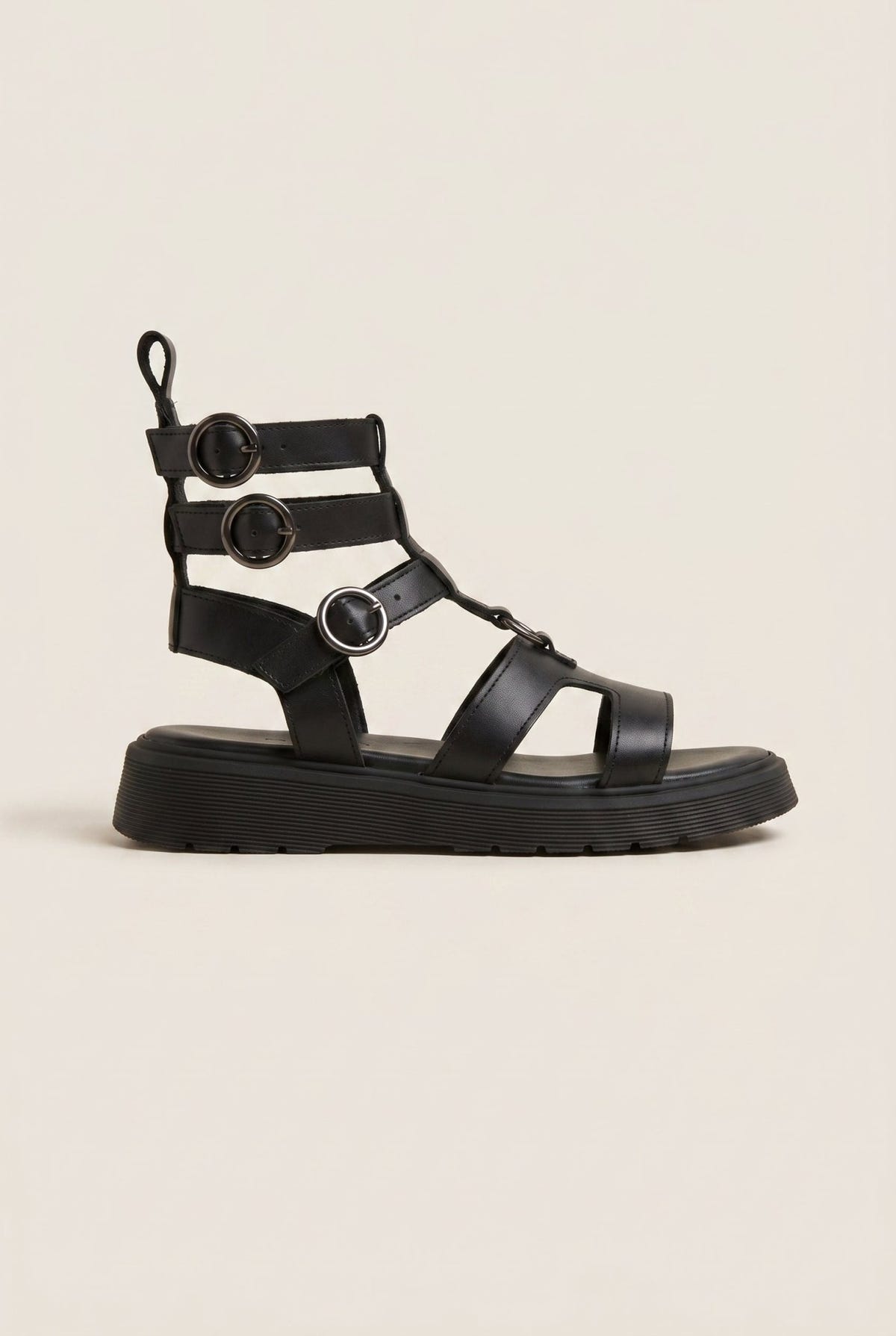 TFP - Gladiator Sandals Cut Out - Black Matte