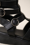 TFP - Gladiator Sandals Cut Out - Black Matte