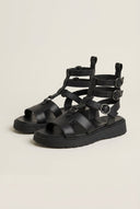 TFP - Gladiator Sandals Cut Out - Black Matte