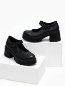 Γόβες δερμάτινες Mary Jane Ragazza 0598 - Μαύρο - thefashionproject.gr - RAGAZZA