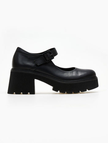 Γόβες δερμάτινες Mary Jane Ragazza 0598 - Μαύρο - thefashionproject.gr - RAGAZZA
