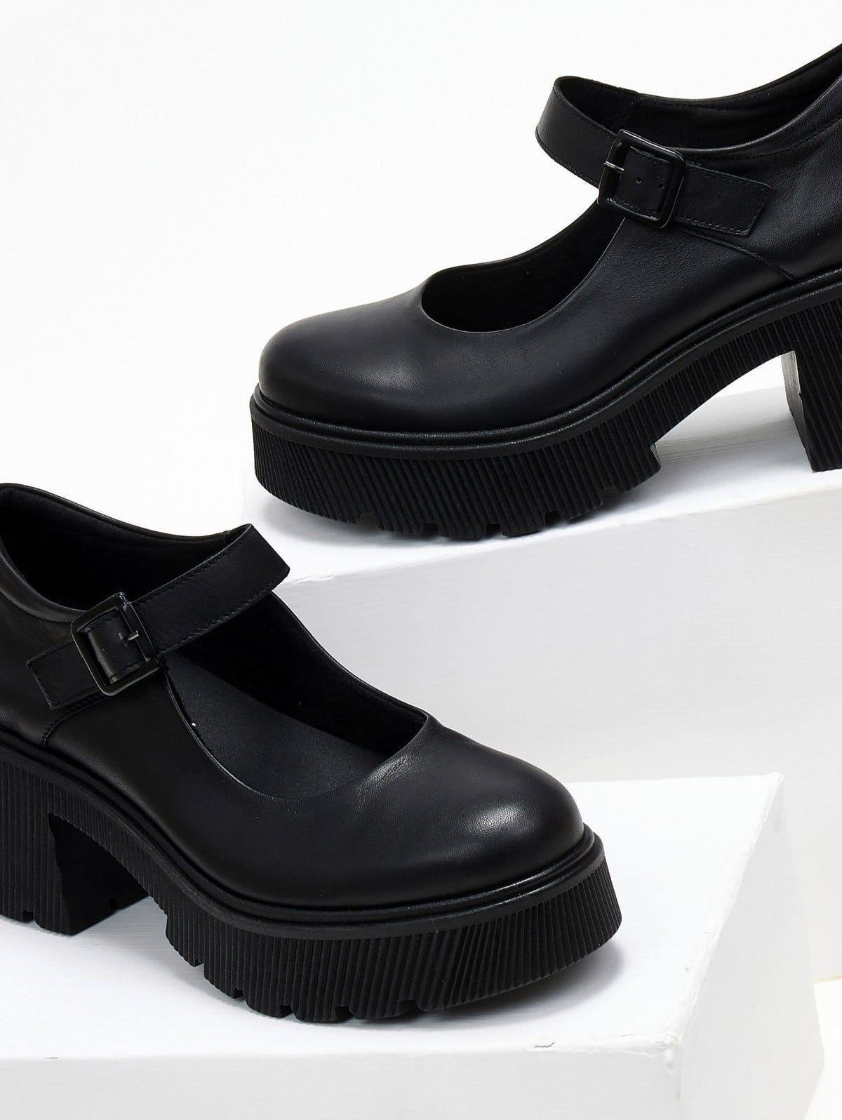Γόβες δερμάτινες Mary Jane Ragazza 0598 - Μαύρο - thefashionproject.gr - RAGAZZA