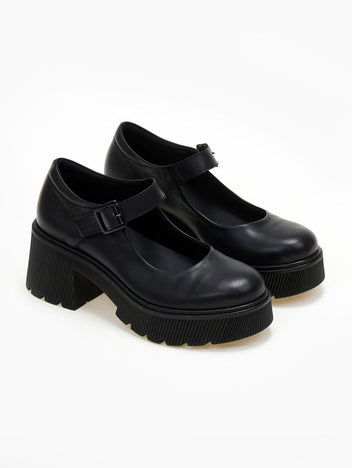 Γόβες δερμάτινες Mary Jane Ragazza 0598 - Μαύρο - thefashionproject.gr - RAGAZZA