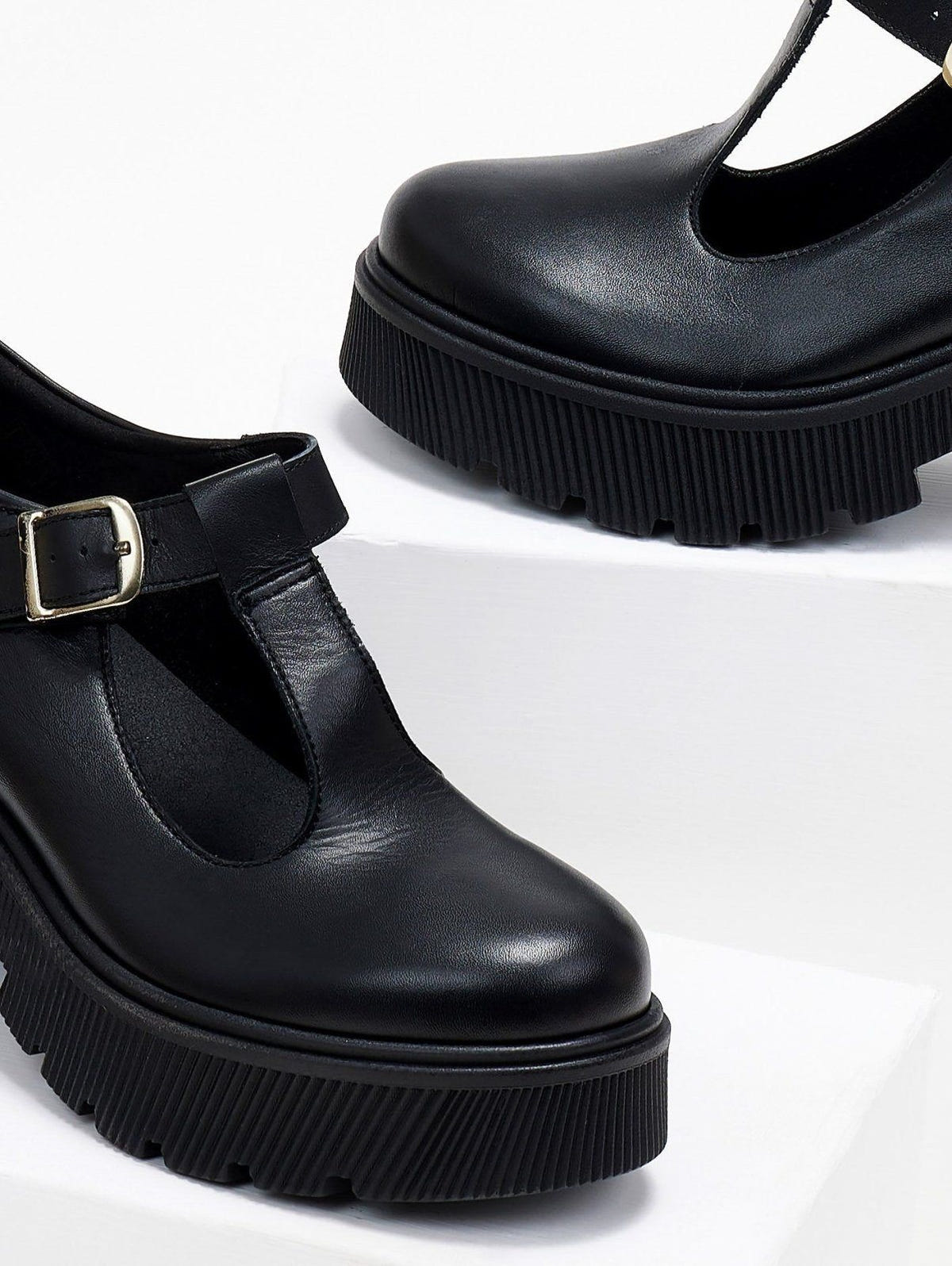 Γόβες δερμάτινες Mary Jane Ragazza 0599 - Μαύρο - thefashionproject.gr - RAGAZZA
