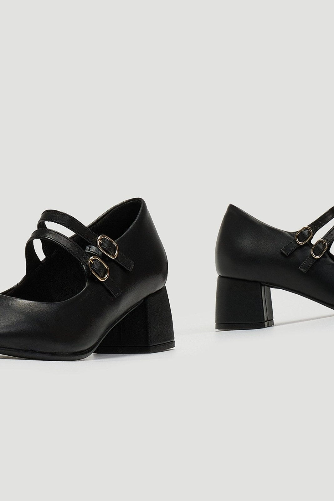 Γόβες δερμάτινες Mary Janes Ragazza 036 - Μαύρο - thefashionproject.gr - RAGAZZA