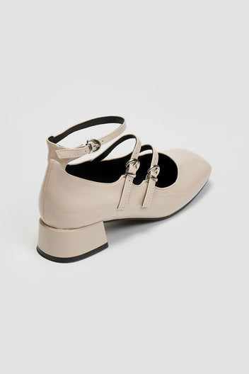 Γόβες λουστρίνι με μπαρέτα ERYNN - Ζαχαρί - thefashionproject.gr - ERYNN
