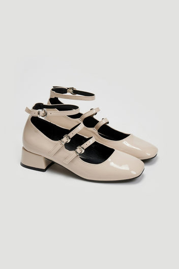 Γόβες λουστρίνι με μπαρέτα ERYNN - Ζαχαρί - thefashionproject.gr - ERYNN