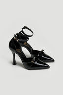 Γόβες λουστρίνι με μπαρέτα TFP - Μαύρο - thefashionproject.gr - TFP