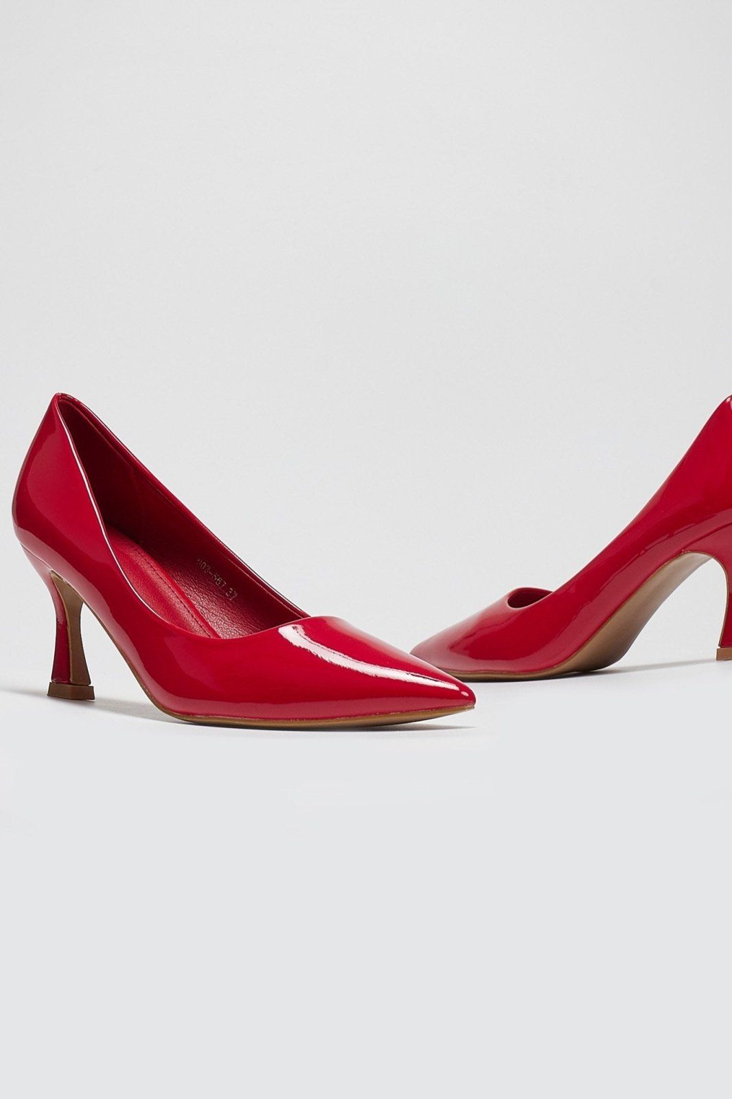 Γόβες λουστρίνι μυτερές ERYNN - Κόκκινο - thefashionproject.gr - ERYNN