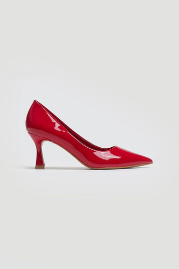 Γόβες λουστρίνι μυτερές ERYNN - Κόκκινο - thefashionproject.gr - ERYNN