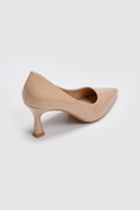 Γόβες λουστρίνι μυτερές ERYNN - Μπεζ - thefashionproject.gr - ERYNN