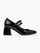Γόβες Mary Jane λουστρίνι TFP - Μαύρο - thefashionproject.gr - TFP
