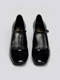 Γόβες Mary Janes λουστρίνι TFP - Μαύρο - thefashionproject.gr - TFP