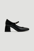 Γόβες Mary Janes με λουστρίνι TFP - Μαύρο - thefashionproject.gr - TFP