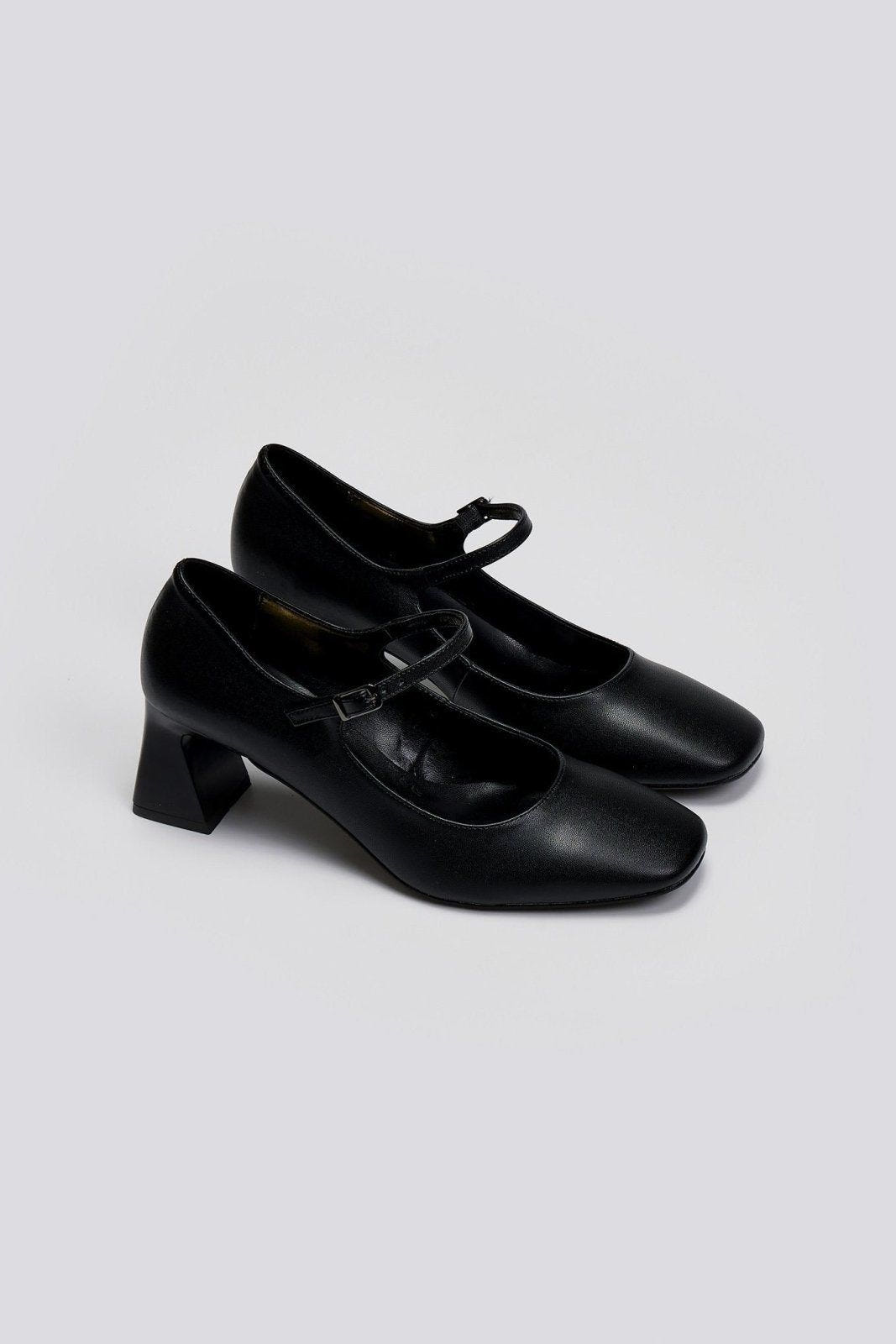 Γόβες Mary Janes TFP - Μαύρο - thefashionproject.gr - TFP