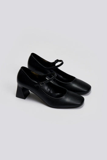 Γόβες Mary Janes TFP - Μαύρο - thefashionproject.gr - TFP