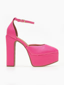 Γόβες με φιάπα και μπαρέτα Vizzano 1400.101 - Φούξια - thefashionproject.gr - VIZZANO