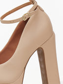 Γόβες με φιάπα και μπαρέτα Vizzano 1400.102 - Μπεζ - thefashionproject.gr - VIZZANO