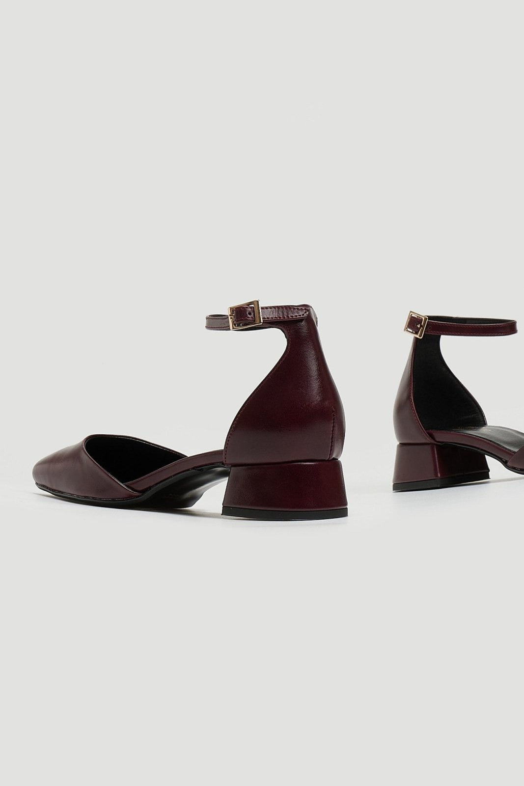 Γόβες με μπαρέτα Tfp - Burgundy - thefashionproject.gr - TFP