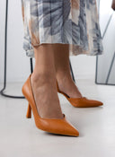 Γόβες μυτερές με άνοιγμα TFP - Ταμπά - thefashionproject.gr - TFP