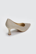 Γόβες μυτερές με glitter ERYNN - Χρυσό - thefashionproject.gr - ERYNN