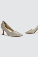Γόβες μυτερές με glitter ERYNN - Χρυσό - thefashionproject.gr - ERYNN