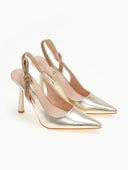 Γόβες μυτερές με στρας - Χρυσό - thefashionproject.gr - Ideal shoes