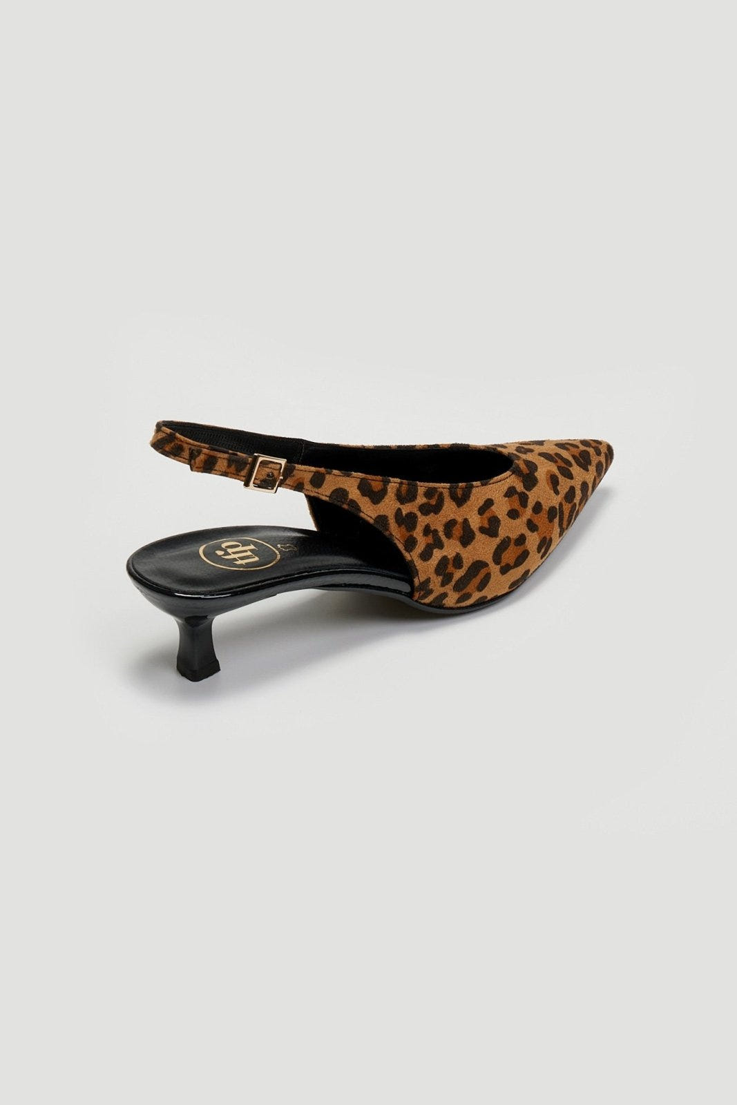 Γόβες μυτερές slingback TFP - Leopard - thefashionproject.gr - TFP