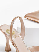 Γόβες μυτερές slingback TFP - Χαλκός - thefashionproject.gr - TFP