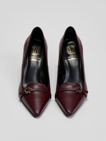 Γόβες μυτερές TFP - Burgundy - thefashionproject.gr - TFP