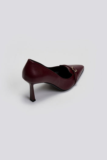 Γόβες μυτερές TFP - Burgundy - thefashionproject.gr - TFP
