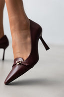 Γόβες μυτερές TFP - Burgundy - thefashionproject.gr - TFP