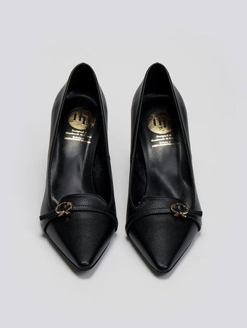 Γόβες μυτερές TFP - Μαύρο - thefashionproject.gr - TFP
