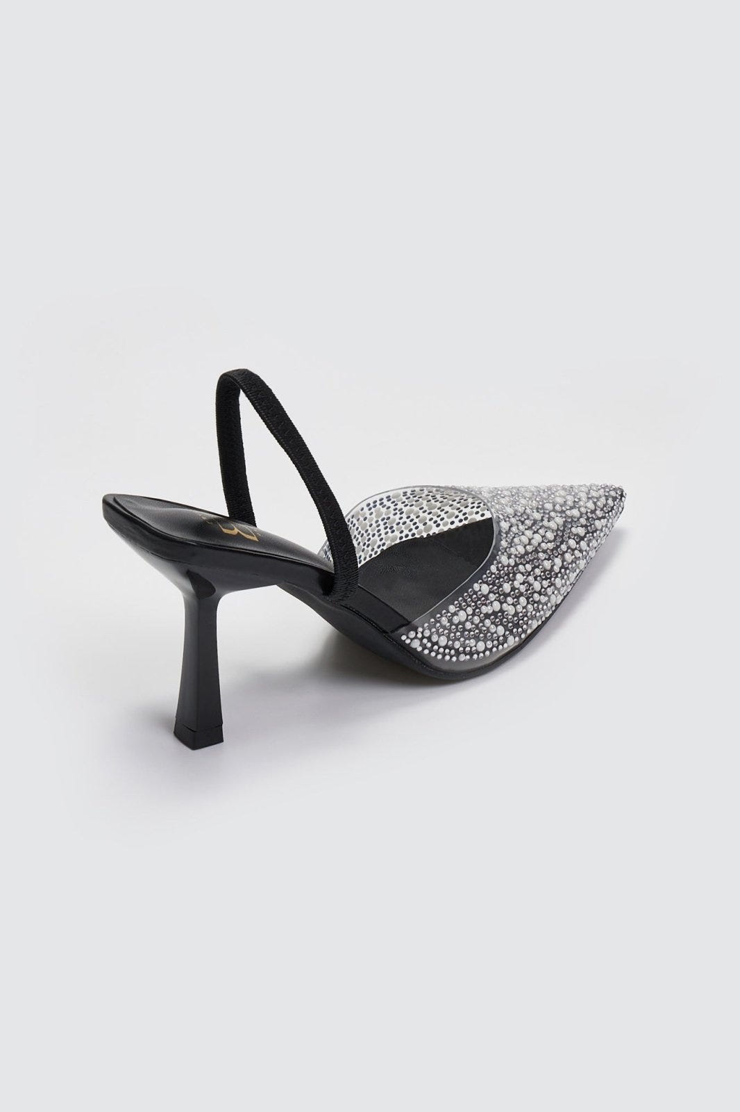 Γόβες slibgback με διαφάνεια ERYNN - Μαύρο - thefashionproject.gr - ERYNN