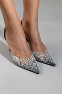 Γόβες slibgback με διαφάνεια ERYNN - Μαύρο - thefashionproject.gr - ERYNN