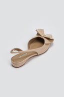 Γόβες slingback με ιδιαίτερο φιόγκο CORINA - Μπεζ - thefashionproject.gr - CORINA