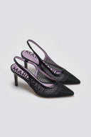 Γόβες slingback μυτερές MARIAMARE - Μαύρο - thefashionproject.gr - MARIAMARE