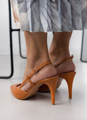 Γόβες slingback μυτερές TFP - Ταμπά - thefashionproject.gr - TFP