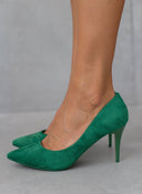 Γόβες suede μυτερές - Πράσινο - thefashionproject.gr - The Fashion Project