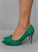 Γόβες suede μυτερές - Πράσινο - thefashionproject.gr - The Fashion Project
