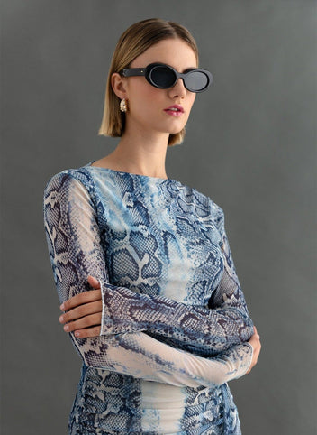 Γυαλιά ηλίου Amellie RED RAVEN - TFP - Μαύρο - thefashionproject.gr - RED RAVEN
