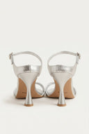 TFP - Heel Sandals - Silver Metallic