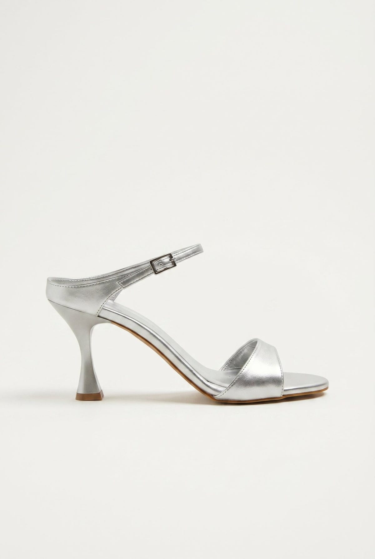 TFP - Heel Sandals - Silver Metallic