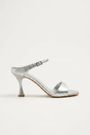 TFP - Heel Sandals - Silver Metallic
