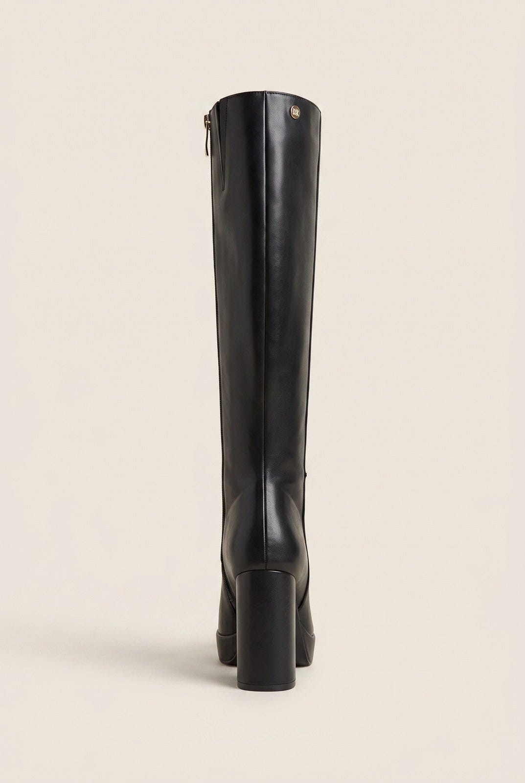 Xti Footwear - High Heel Boots Vamp Detail - Black Matte