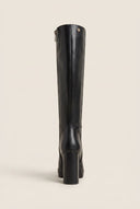 Xti Footwear - High Heel Boots Vamp Detail - Black Matte