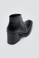 IRIS Cut Out Ankle Boots - Black Matte - thefashionproject.gr - IRIS