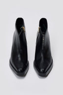 IRIS Cut Out Ankle Boots - Black Matte - thefashionproject.gr - IRIS