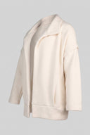 The Fashion Project - Knit Cardigan Textured Design - Off White